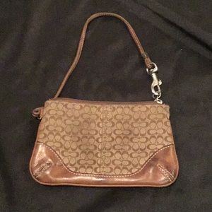 Classic Coach Wristlet